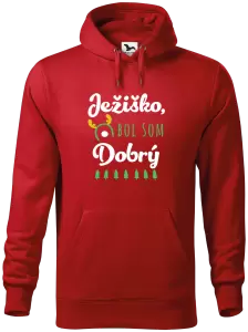 Pánska mikina Ježiško, bol som dobrý