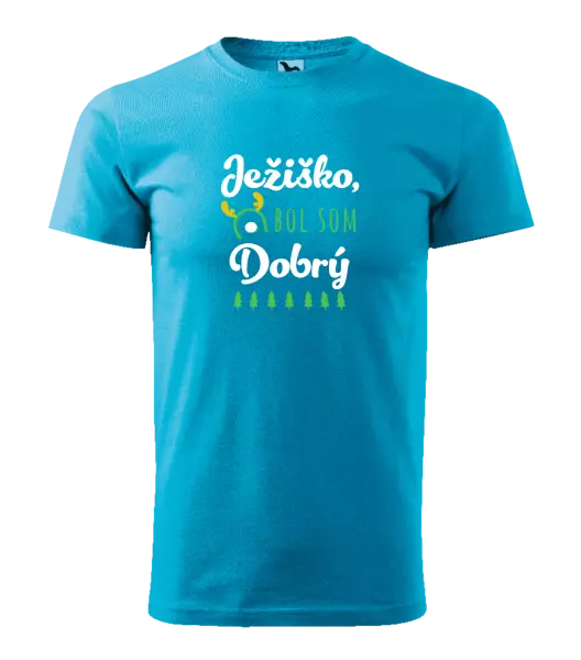 Pánske vianočné tričko Ježiško, bol som dobrý