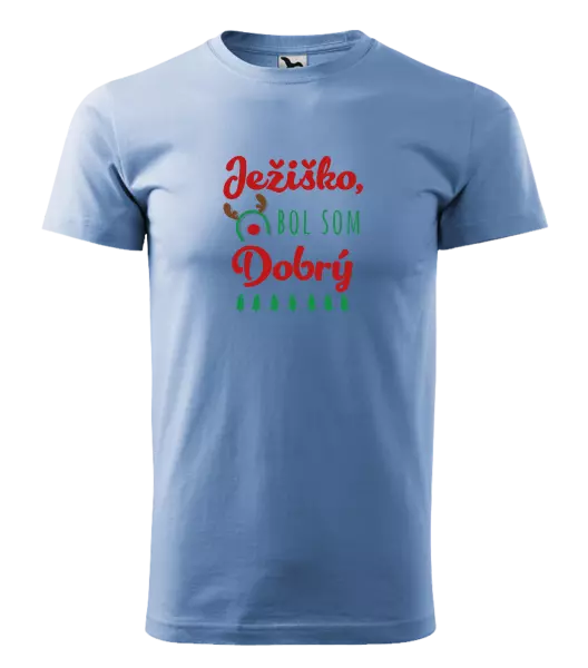 Pánske vianočné tričko Ježiško, bol som dobrý