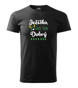 Pánske vianočné tričko Ježiško, bol som dobrý