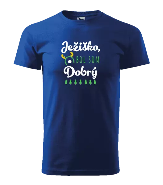 Pánske vianočné tričko Ježiško, bol som dobrý