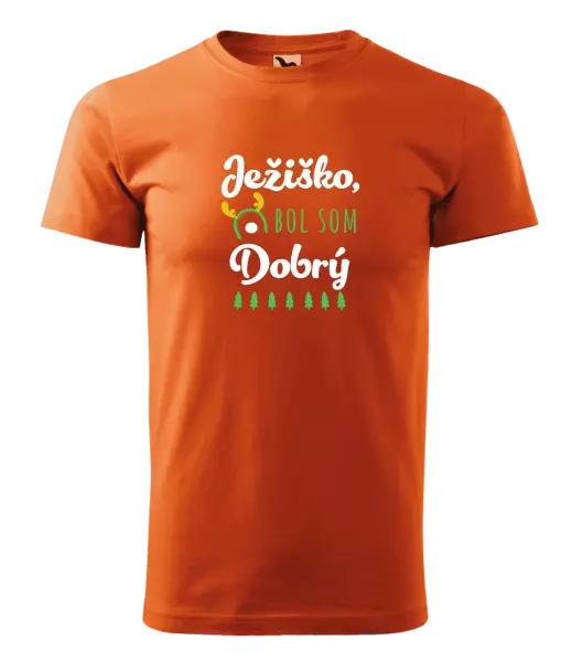 Pánske vianočné tričko Ježiško, bol som dobrý