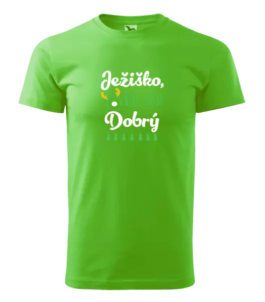 Pánske vianočné tričko Ježiško, bol som dobrý