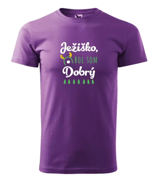 Pánske vianočné tričko Ježiško, bol som dobrý