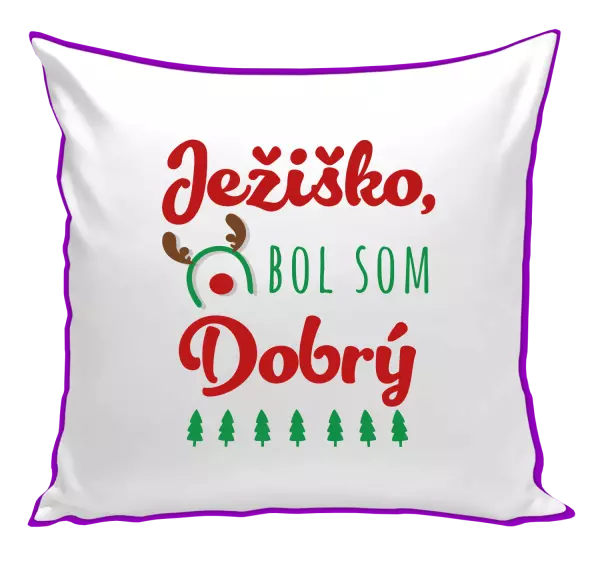 Vianočný vankúš Ježiško, bol som dobrý