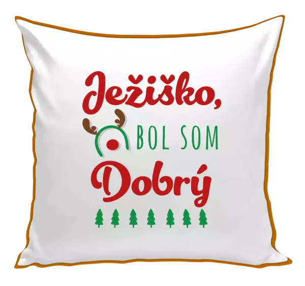 Vianočný vankúš Ježiško, bol som dobrý