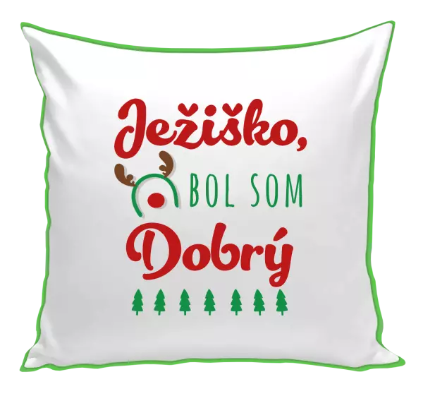 Vianočný vankúš Ježiško, bol som dobrý