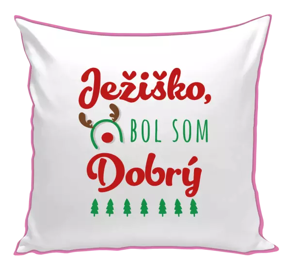 Vianočný vankúš Ježiško, bol som dobrý