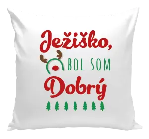Vianočný vankúš Ježiško, bol som dobrý