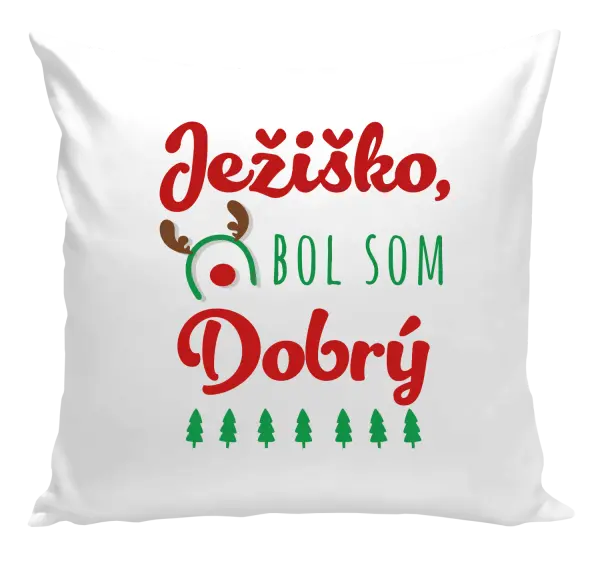 Vianočný vankúš Ježiško, bol som dobrý
