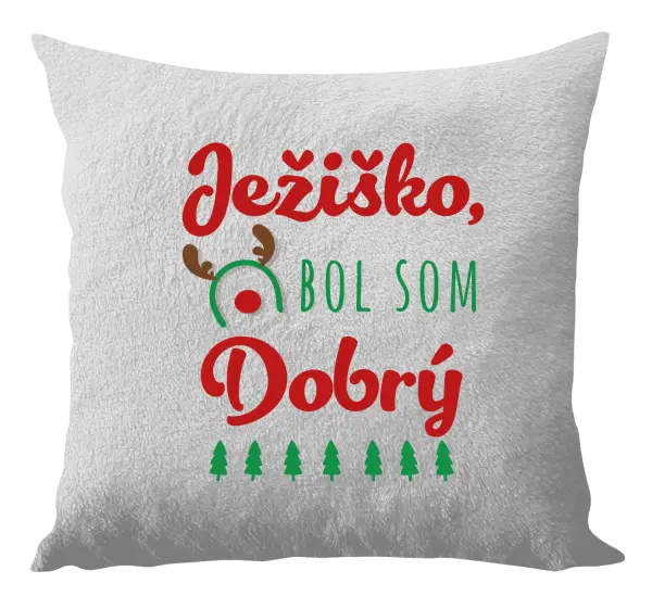 Vianočný vankúš Ježiško, bol som dobrý