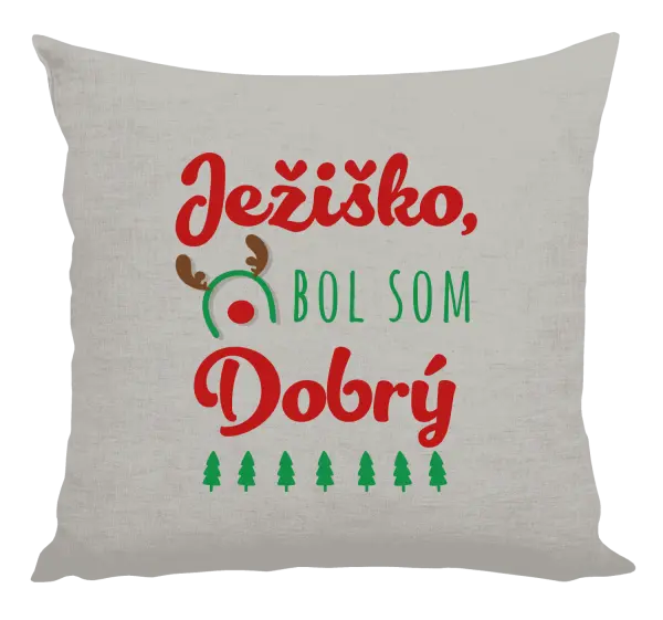 Vianočný vankúš Ježiško, bol som dobrý