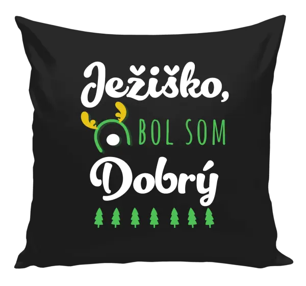 Vianočný vankúš Ježiško, bol som dobrý