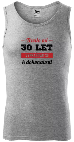 Pánské tílko Trvalo mi x let vypracovat se k dokonalosti