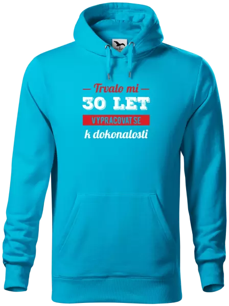 Pánská mikina Trvalo mi x let vypracovat se k dokonalosti