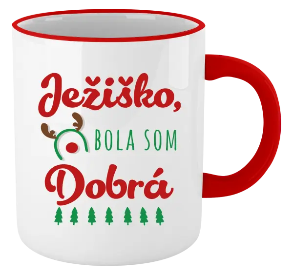 Vianočný hrnček Ježiško, bola som dobrá