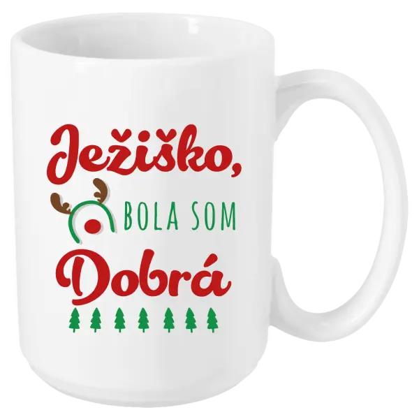 Vianočný hrnček Ježiško, bola som dobrá
