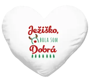 Vianočný vankúš Ježiško, bola som dobrá
