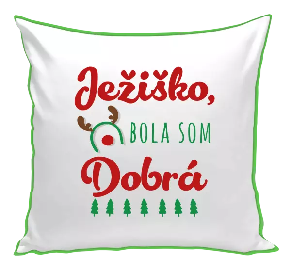 Vianočný vankúš Ježiško, bola som dobrá