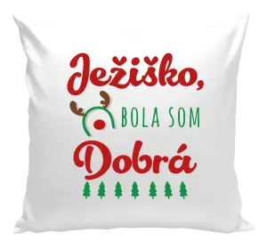 Vianočný vankúš Ježiško, bola som dobrá