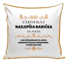 Vankúš Certifikát najlepšia babička na svete