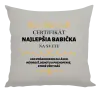 Vankúš Certifikát najlepšia babička na svete