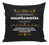 Vankúš Certifikát najlepšia babička na svete