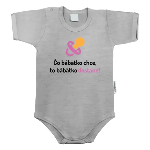 Detské body Čo bábätko chce, to bábätko dostane 