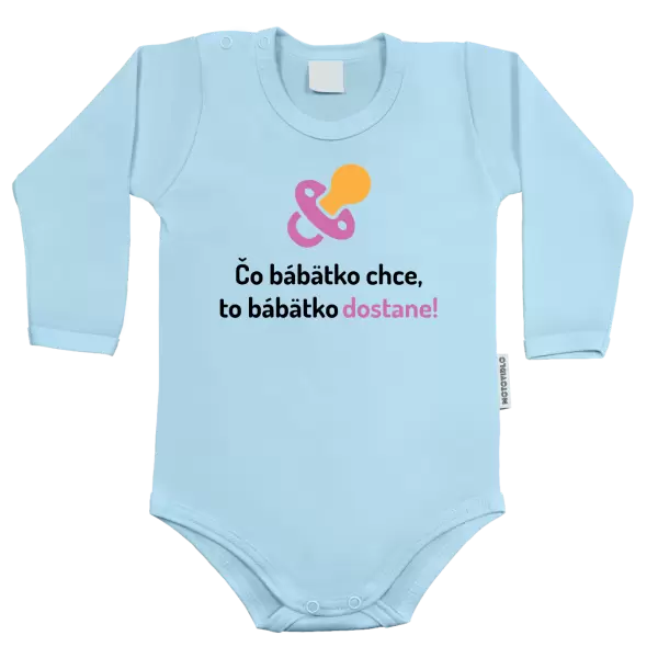 Detské body Čo bábätko chce, to bábätko dostane 