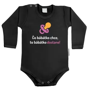 Detské body Čo bábätko chce, to bábätko dostane 