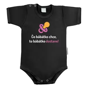 Detské body Čo bábätko chce, to bábätko dostane 