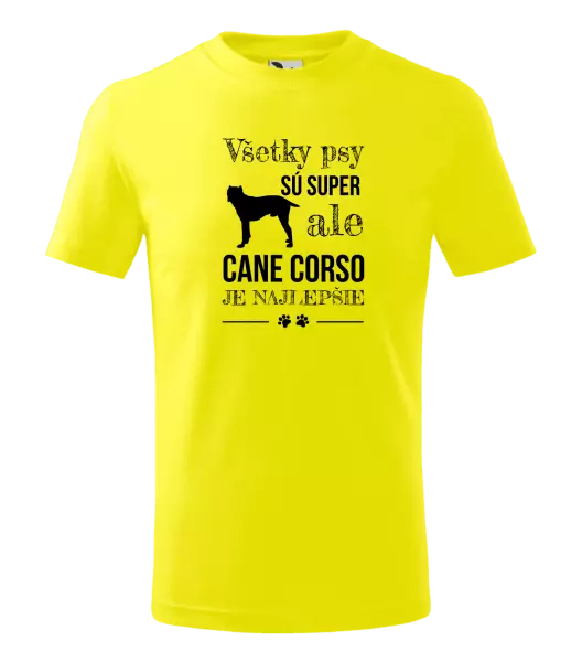 Detské tričko Cane Corso je najlepšie