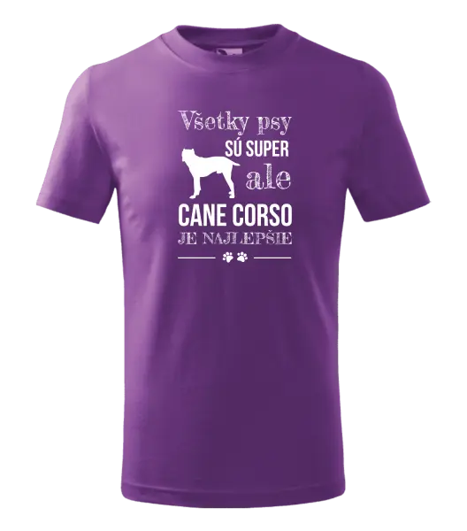 Detské tričko Cane Corso je najlepšie
