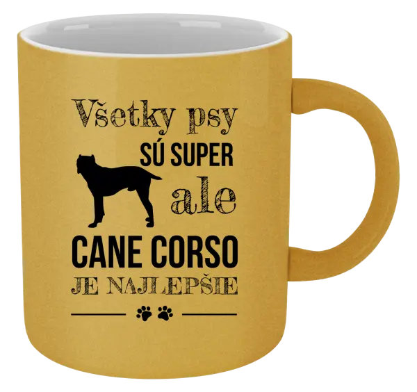Hrnček metalický Cane Corso je najlepšie