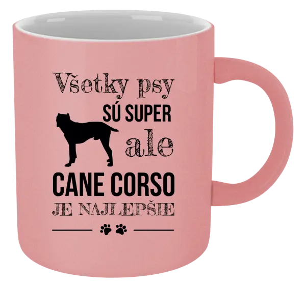 Hrnček metalický Cane Corso je najlepšie