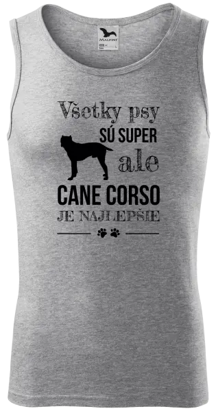 Pánske tielko Cane Corso je najlepšie