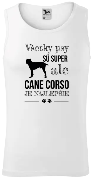 Pánske tielko Cane Corso je najlepšie