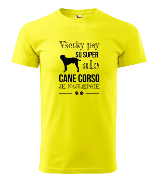Pánske tričko Cane Corso je najlepšie