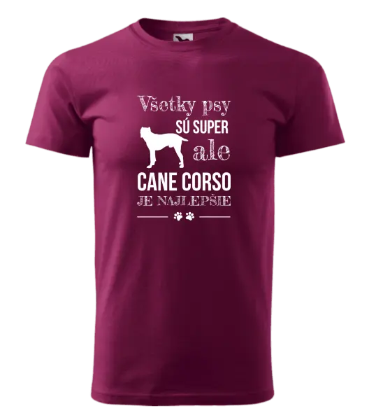 Pánske tričko Cane Corso je najlepšie