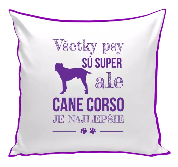 Vankúš Cane Corso je najlepšie