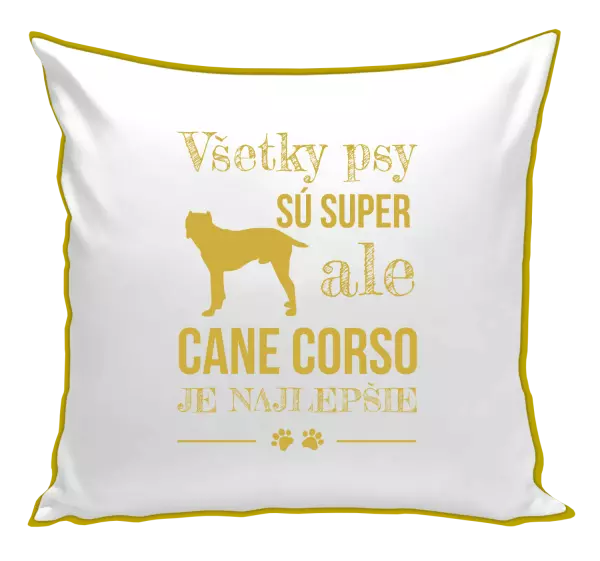 Vankúš Cane Corso je najlepšie