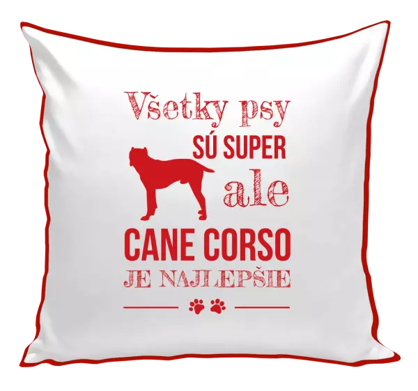 Vankúš Cane Corso je najlepšie
