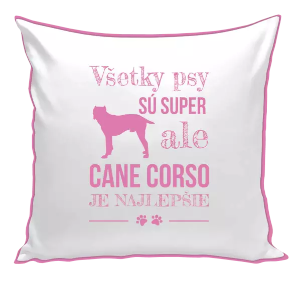 Vankúš Cane Corso je najlepšie