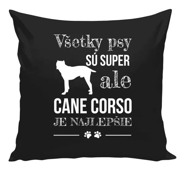Vankúš Cane Corso je najlepšie