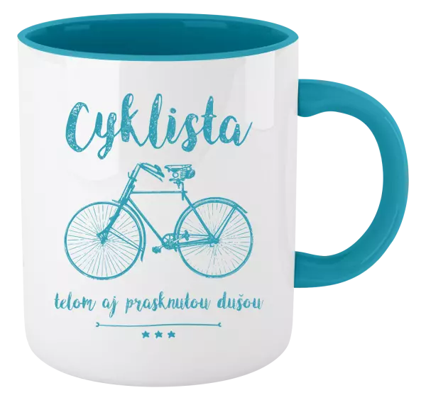 Hrnček  Cyklista telom aj prasknutou dušou