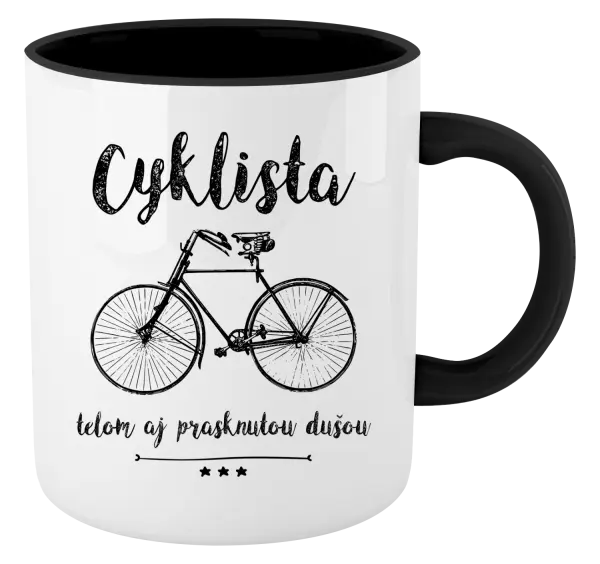 Hrnček  Cyklista telom aj prasknutou dušou