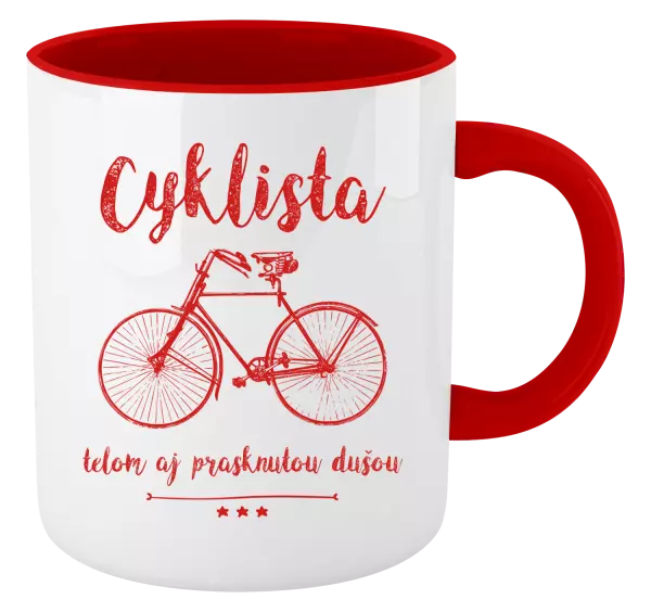 Hrnček  Cyklista telom aj prasknutou dušou