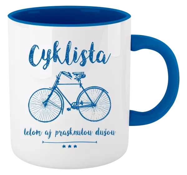 Hrnček  Cyklista telom aj prasknutou dušou