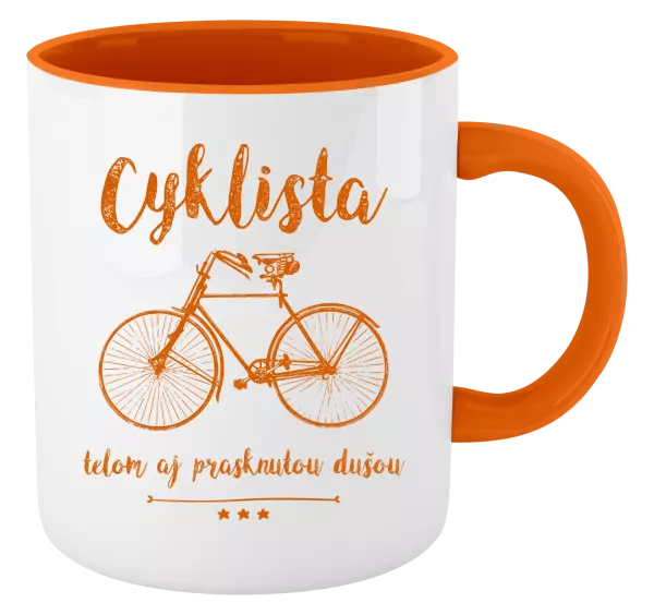 Hrnček  Cyklista telom aj prasknutou dušou