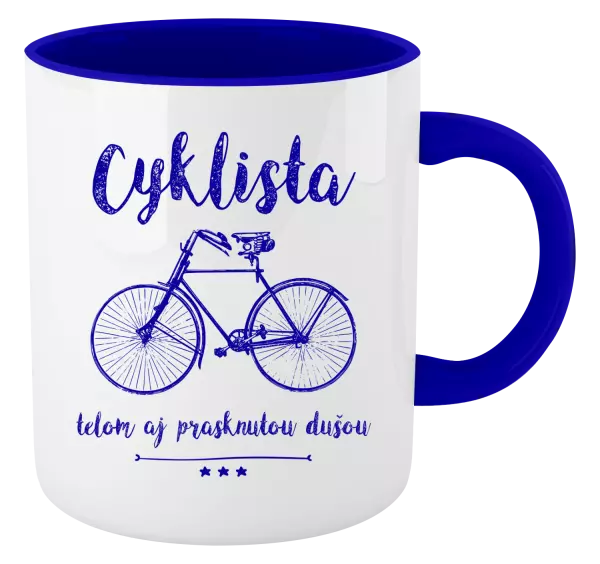 Hrnček  Cyklista telom aj prasknutou dušou